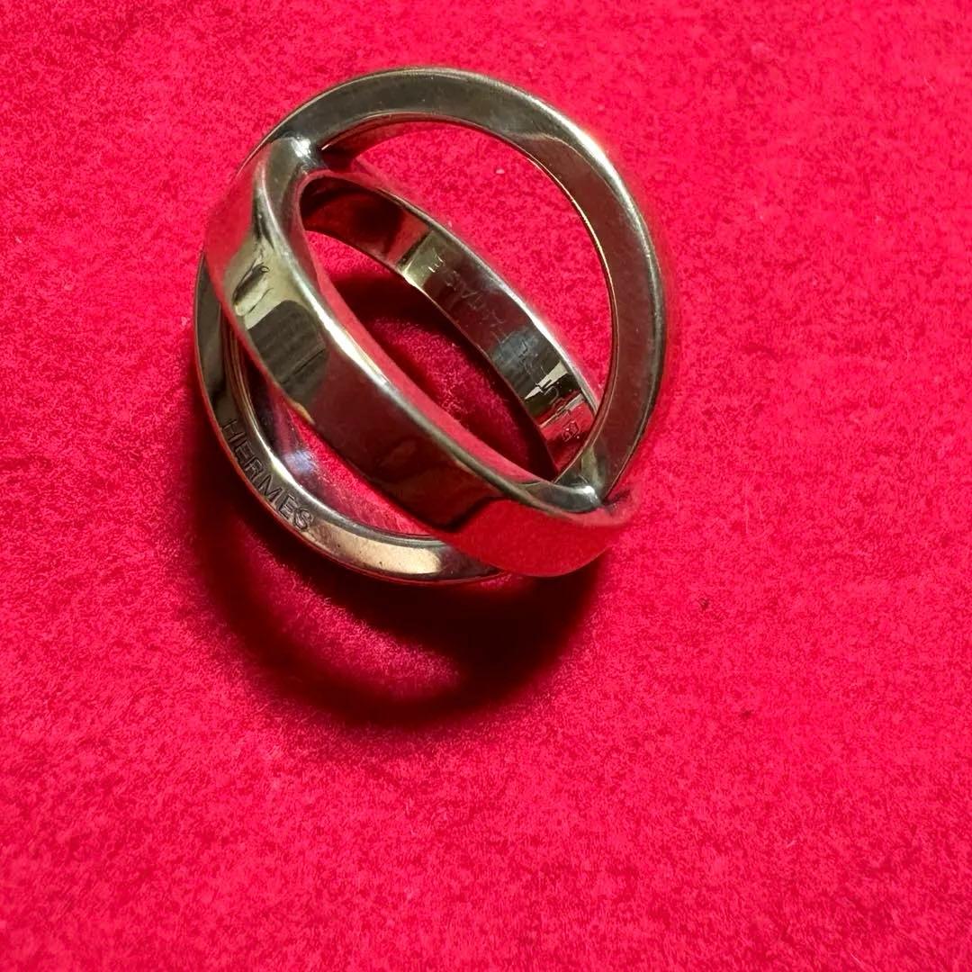 HERMES エルメス スカーフリング コスモス