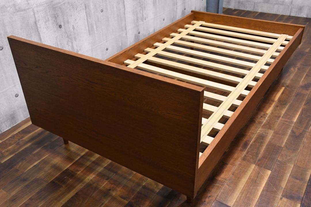 EIC10 美品 トラックファニチャー シングルベッドフレーム 24万 ナラ材