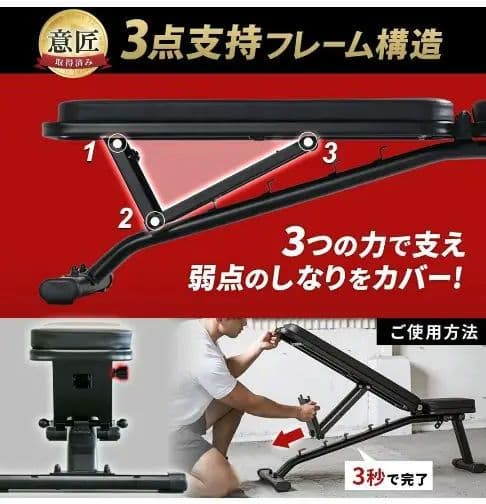 リーディングエッジ マルチポジションベンチ　LE-B80