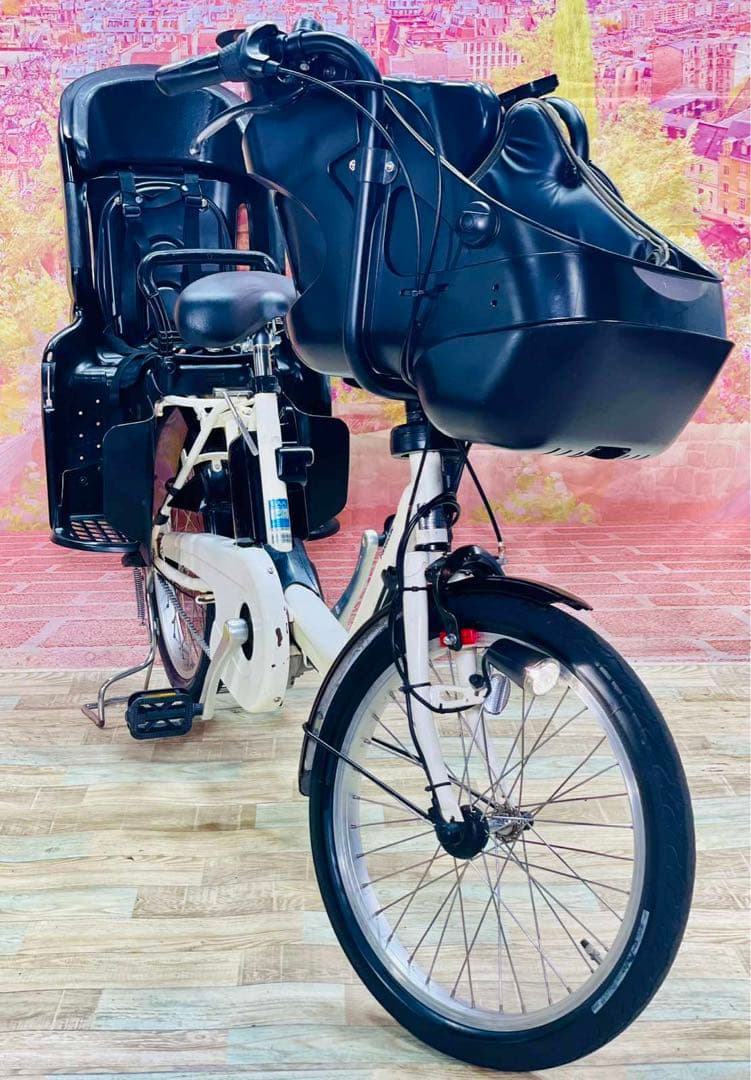 K2390 電動自転車パナソニック子供乗せ 20インチ 送料無料