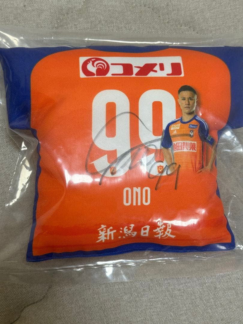 アルビレックス新潟　小野裕二選手　サイン入りグッズセット