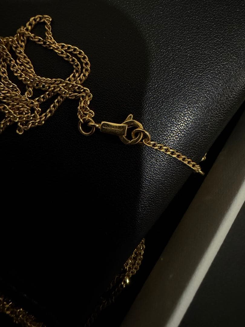 CELINE マイヨン トリオンフゴールド ネックレス ロゴデザイン