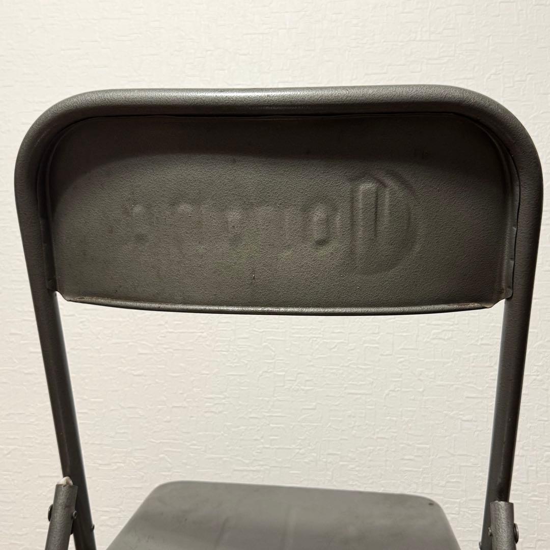 ビンテージ レトロ コロナビール フォールディングチェア パイプ椅子