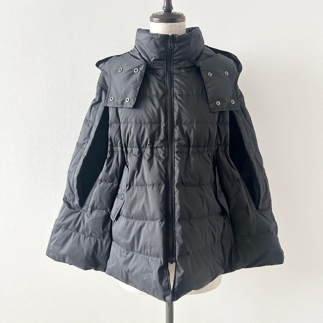 セオリーリュクス　Nasca Charley ダウンポンチョ　ブラック　32