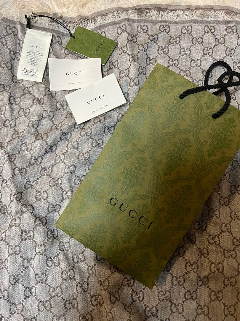 GUCCI GGパターン ストール