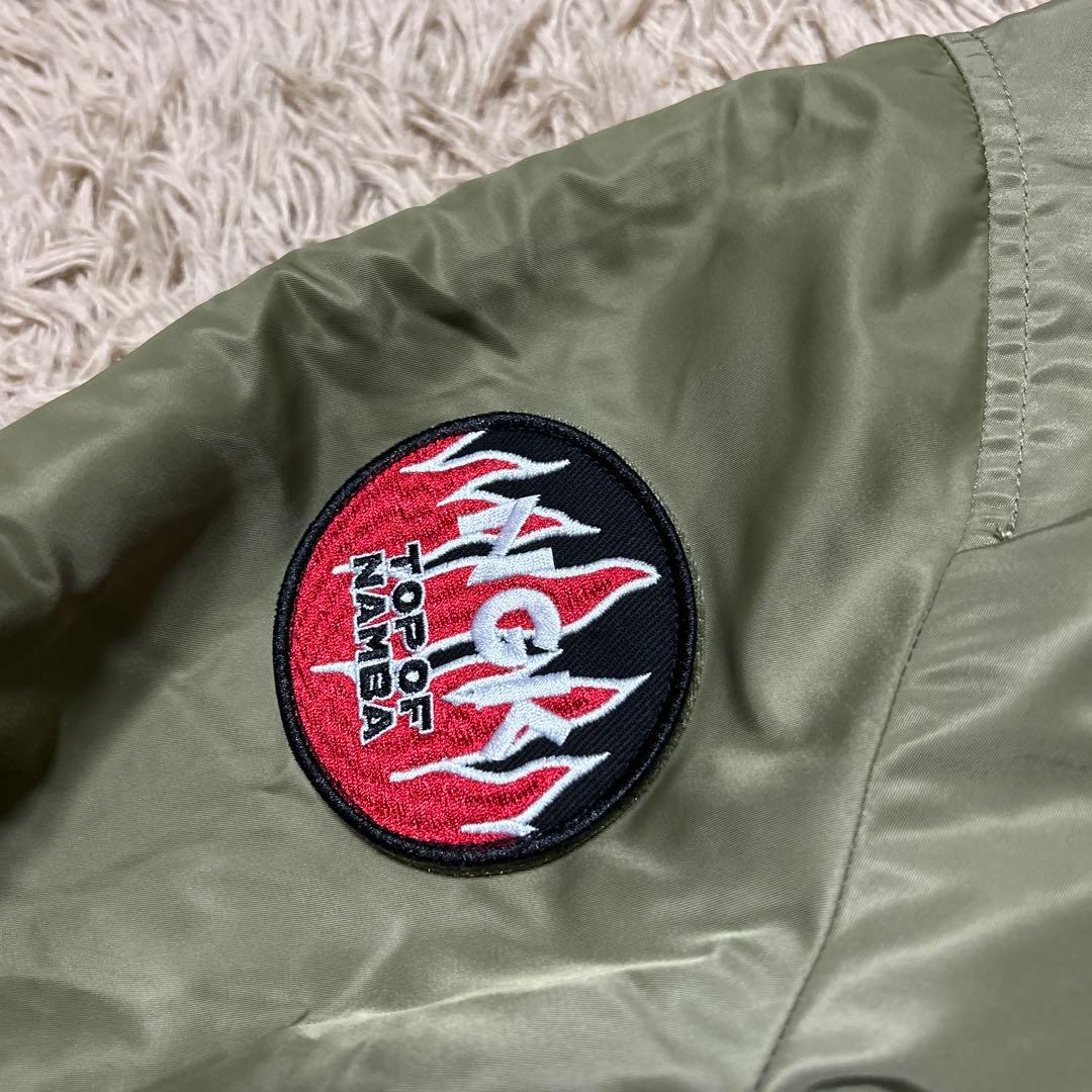 東野デニムMA-1フライトジャケットMアルファバズリクソンズ