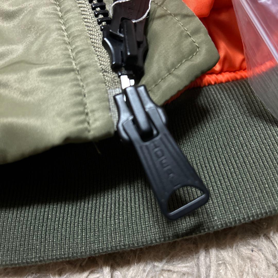 東野デニムMA-1フライトジャケットMアルファバズリクソンズ