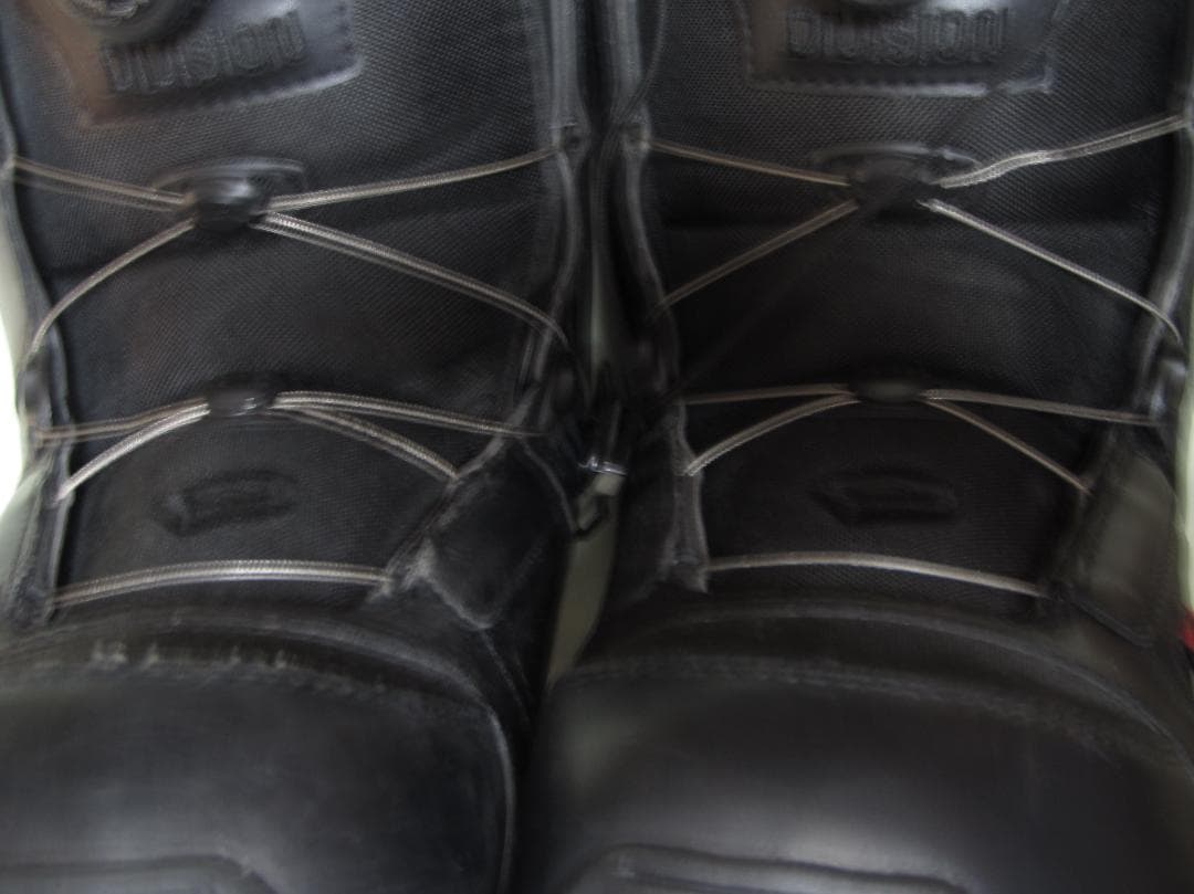 中古DIUISIONスノーボード28cmBOAボアダイヤルスノボブーツ黒メンズ男