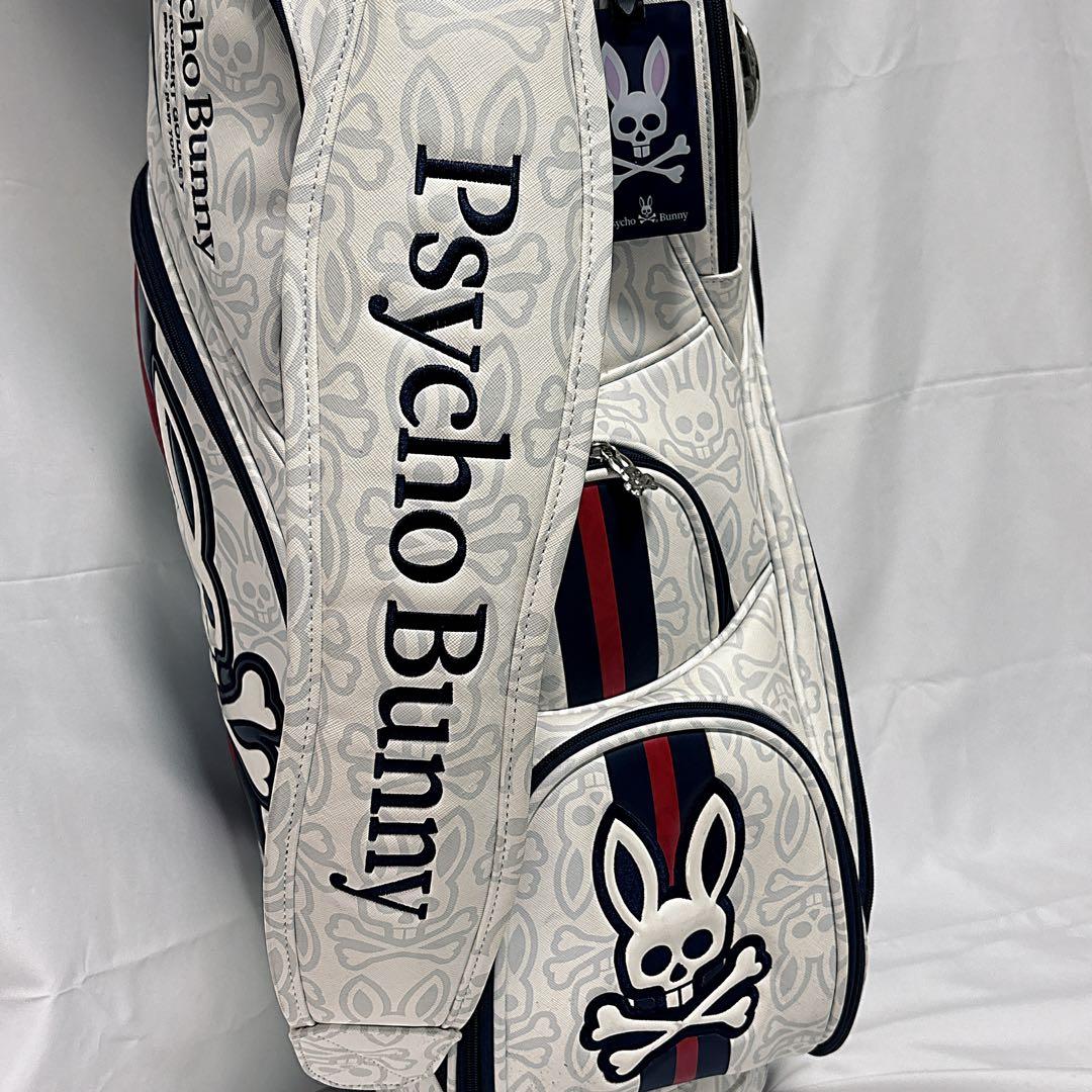 Psycho Bunny ゴルフバッグ ホワイト