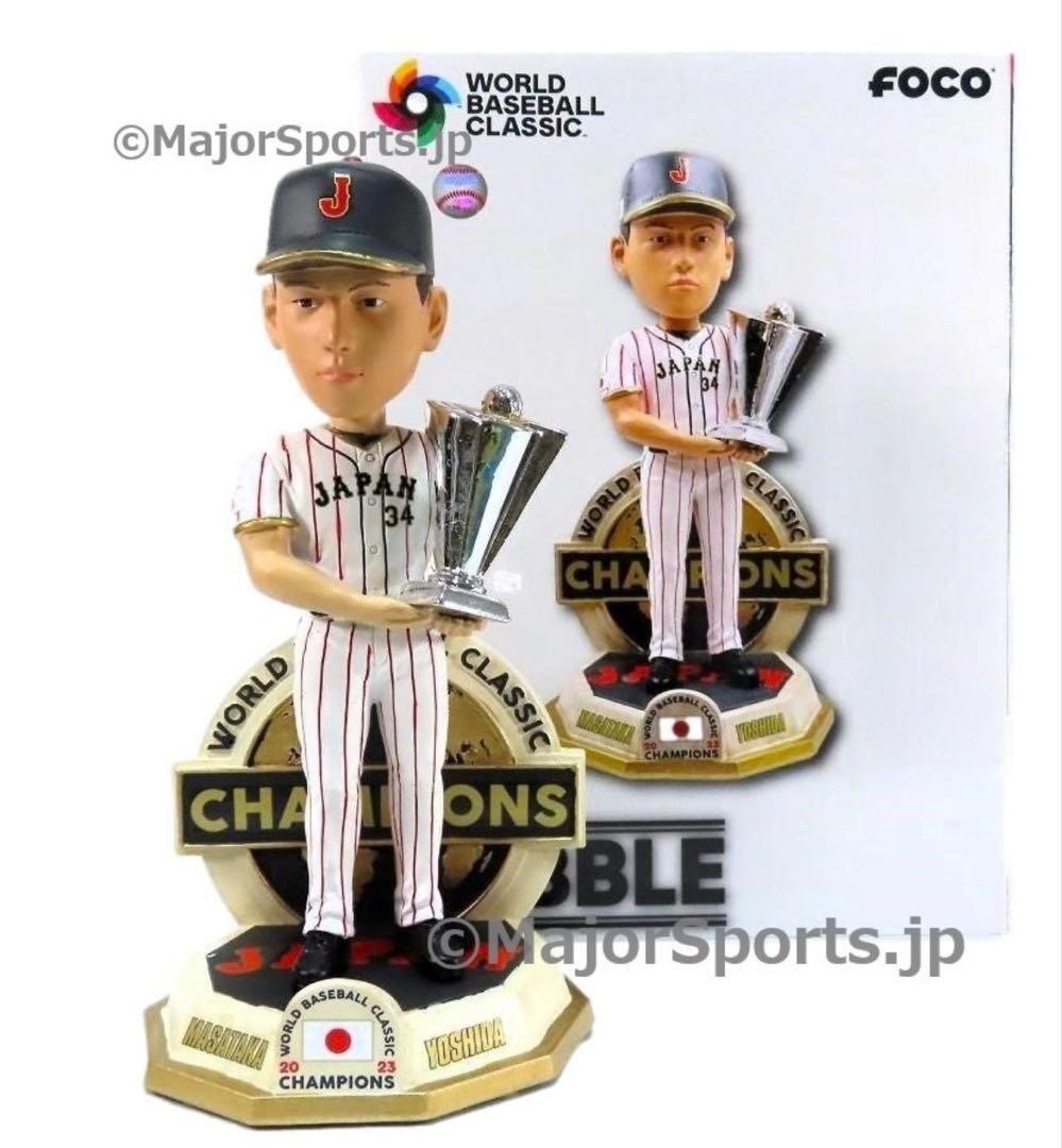 吉田正尚 2023年WBC 優勝記念 ボブルヘッド人形 世界223個限定版