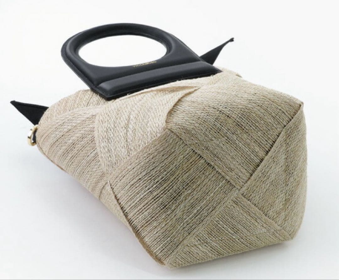 ヴィオラドーロ カゴバッグ　メッシュバッグ　アバカ　2way美品