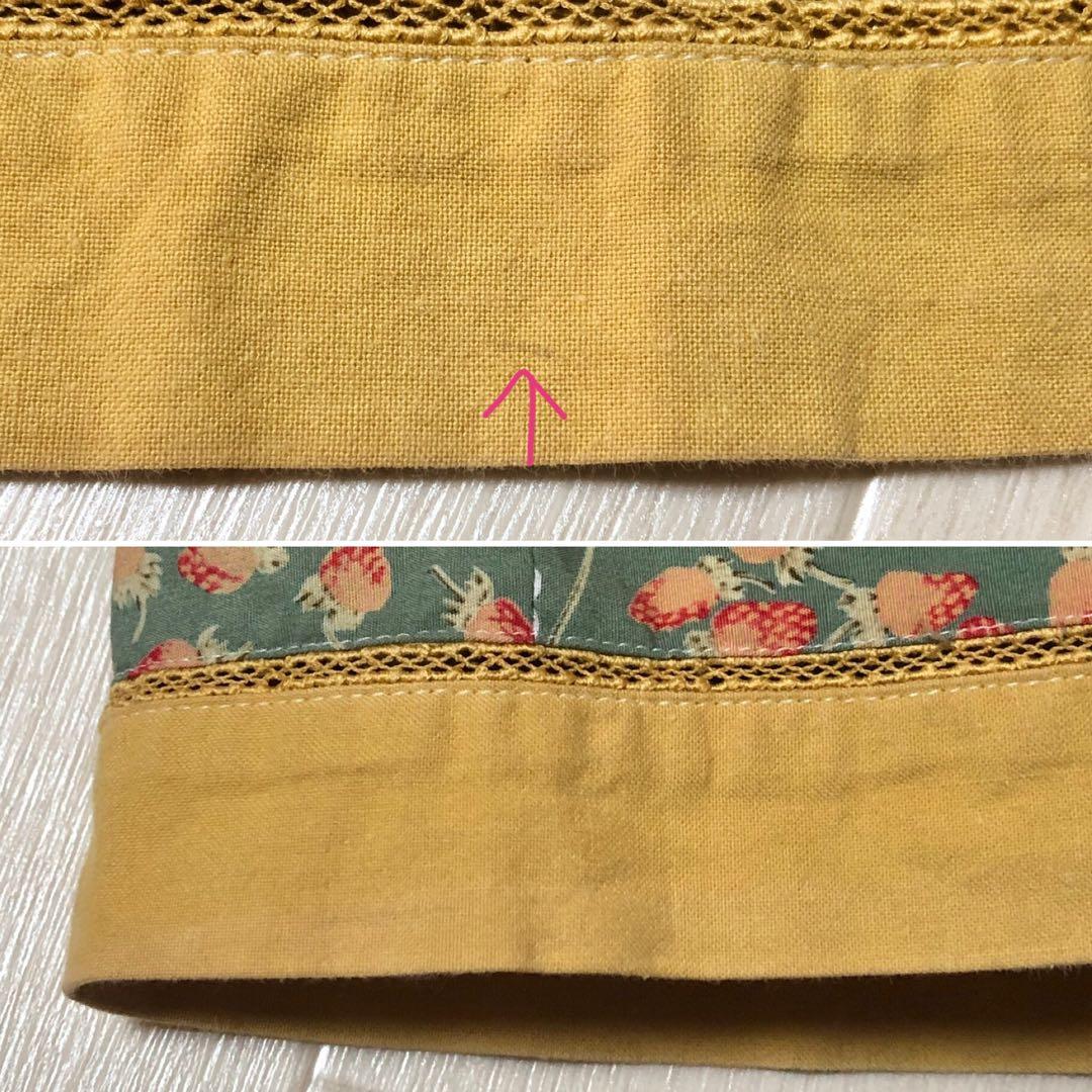 ピンクハウス いちご柄 苺 ストロベリー チェック フード付き ワンピース