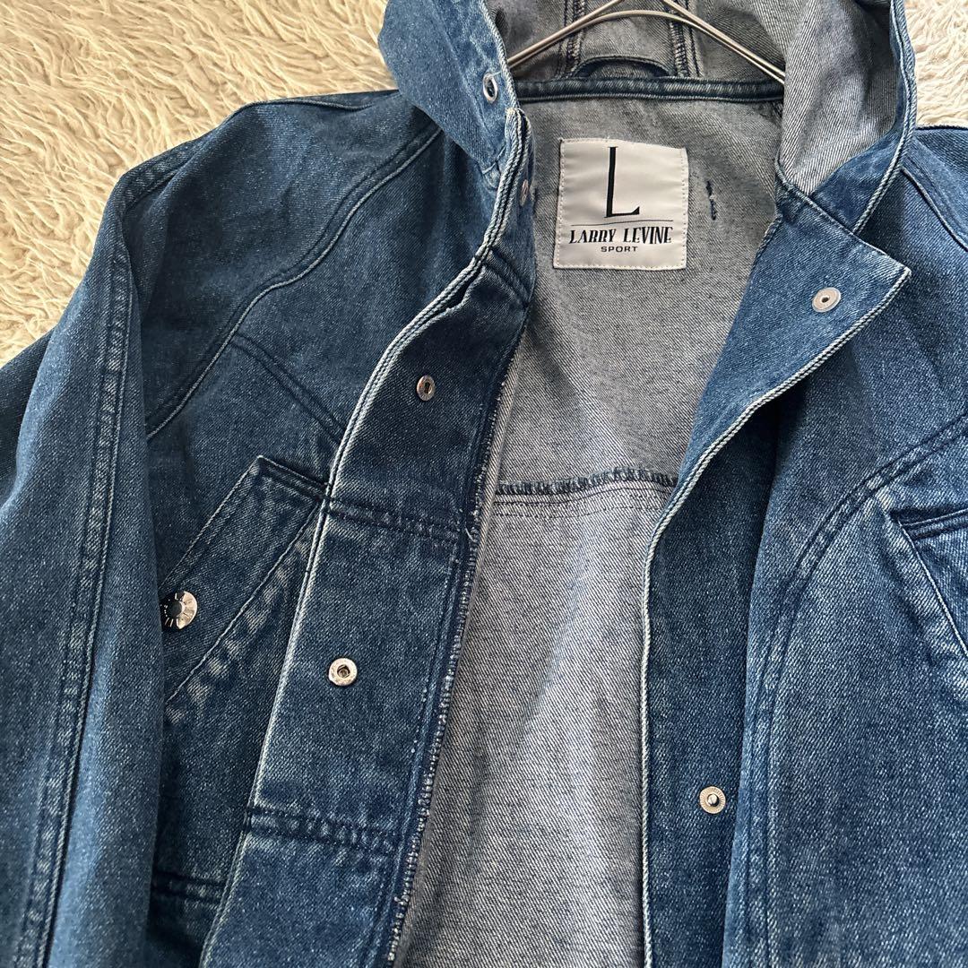 ９０s 古着　ヴィンテージ　色褪せ　ブルー デニムジャケット パーカー