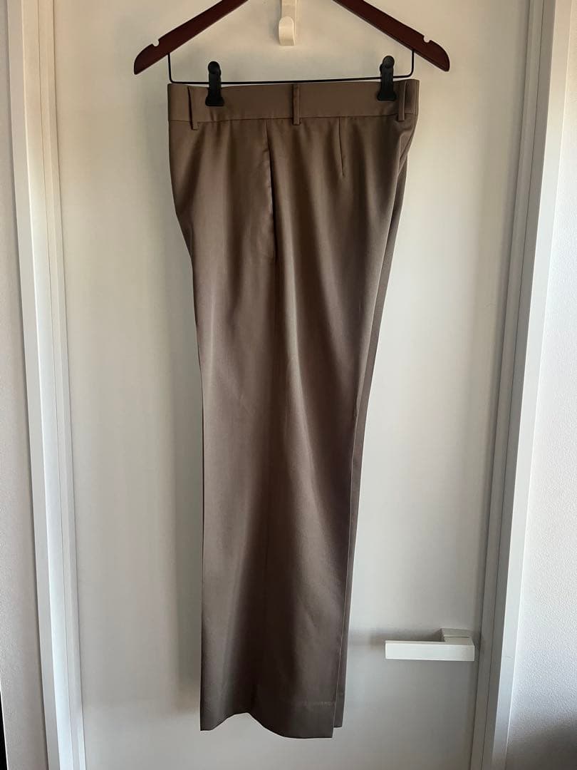 H BEAUTY & YOUTH ウーステッド ヴェイキャント フレア パンツ