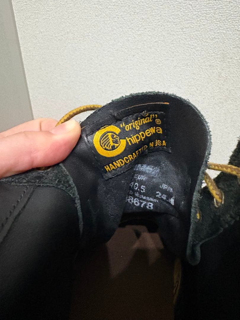 美品【CHIPPEWA】スウェードブーツ