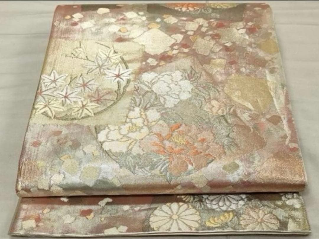 【うさぎ】二部式着物(訪問着)➕作り帯(二重太鼓)