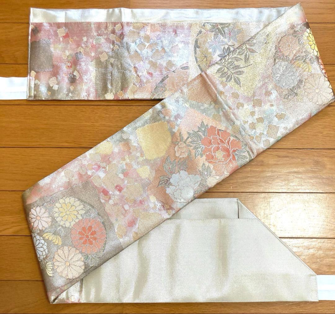 【うさぎ】二部式着物(訪問着)➕作り帯(二重太鼓)