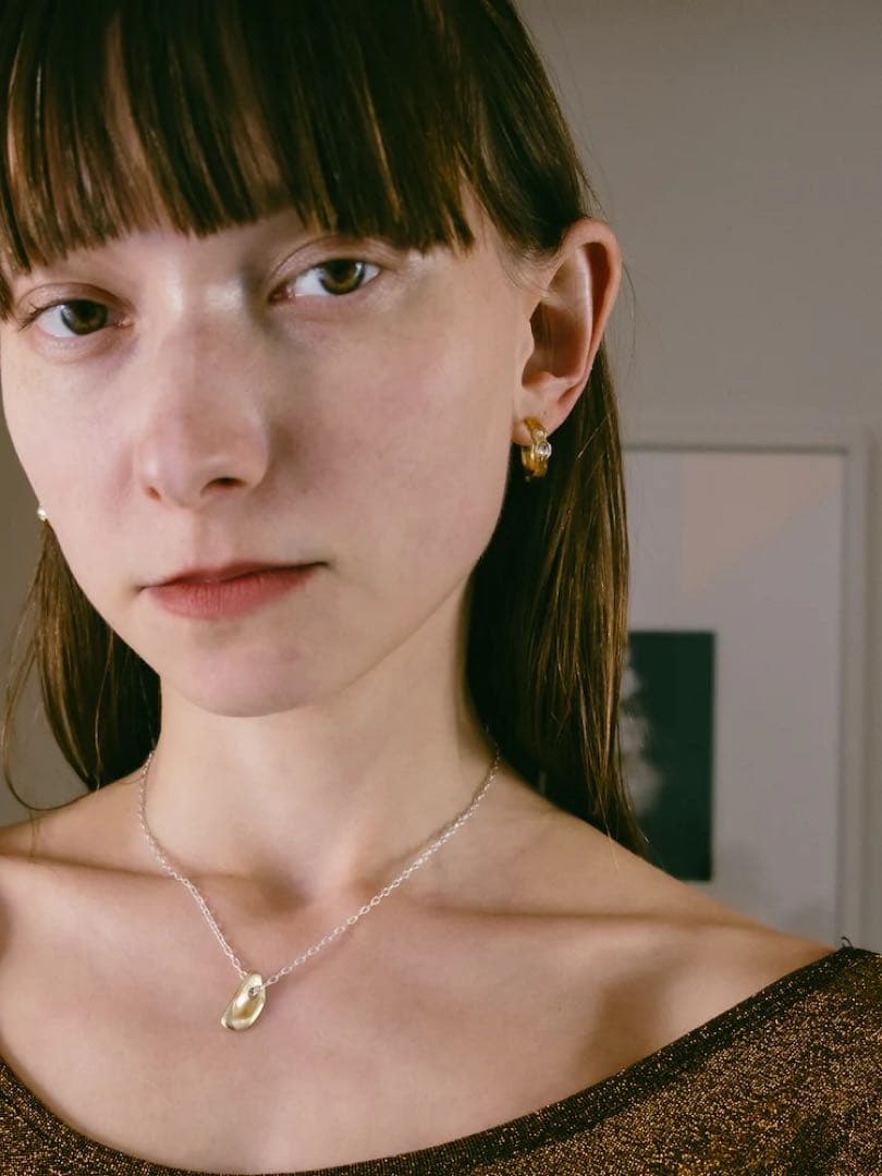 SYKIA soel コラボピアス　ゴールド