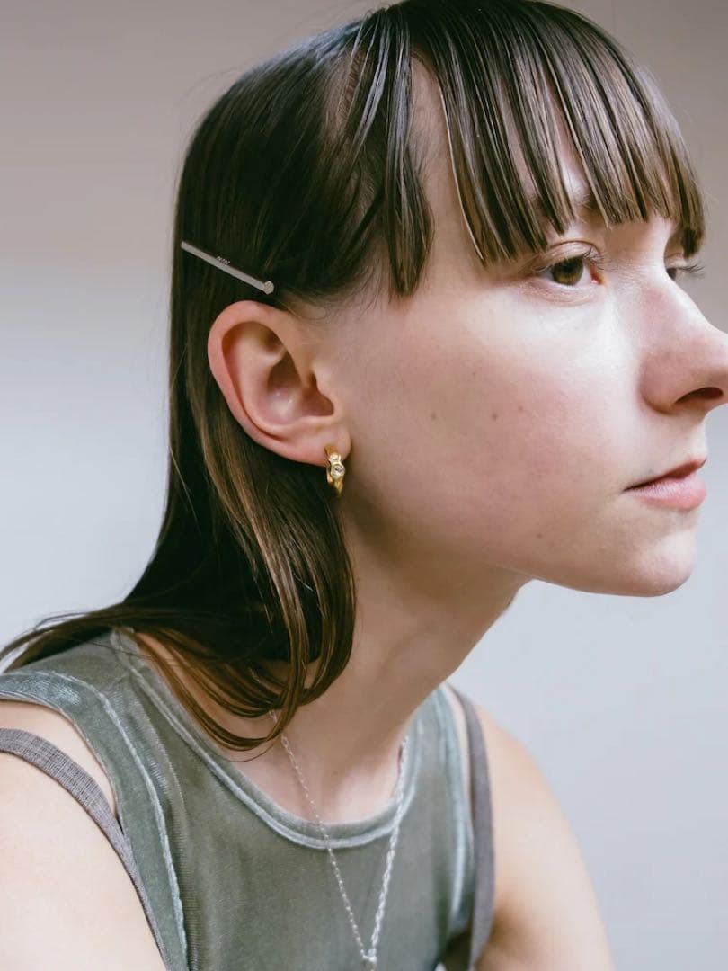 SYKIA soel コラボピアス　ゴールド