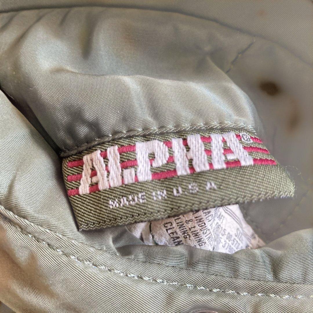 ジャケット・アウター made in USA 80s ALPHA MA-1