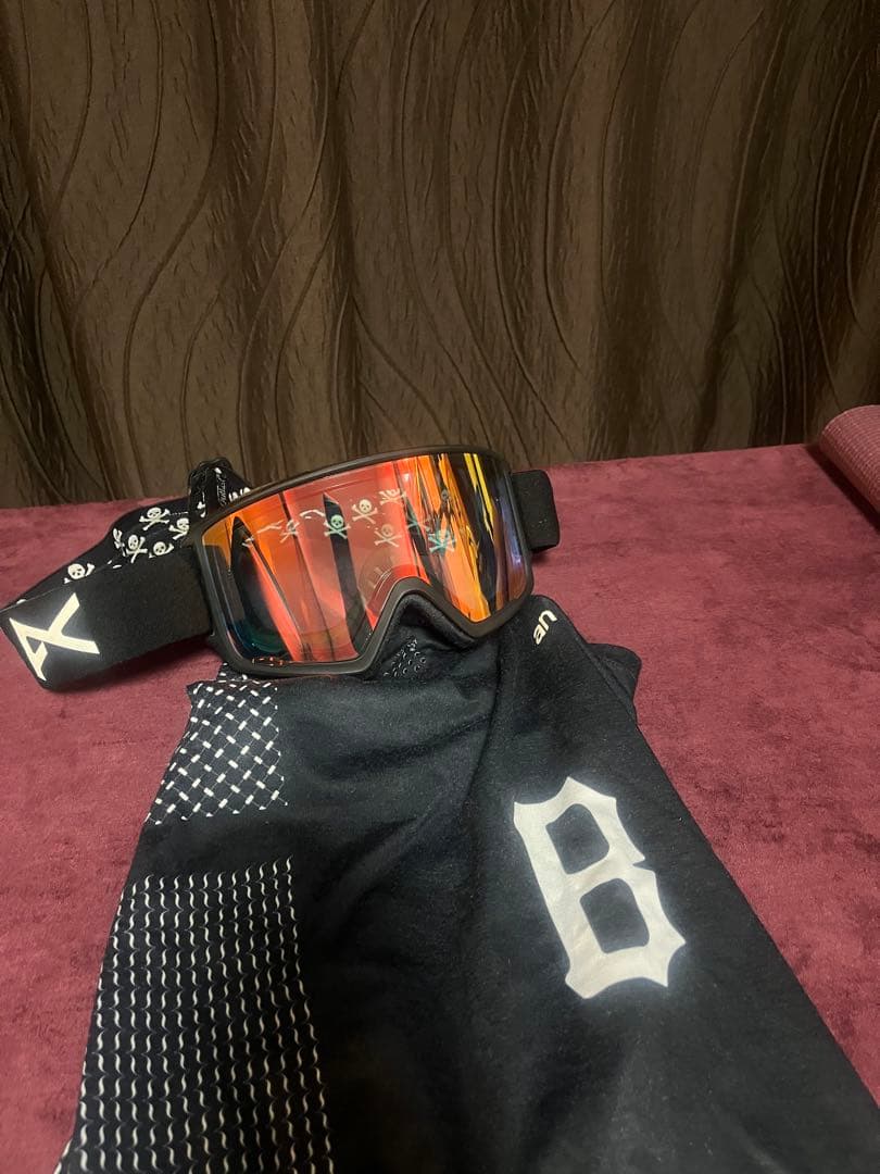 anon バラクラバスタイル ゴーグル オレンジミラー　m3.