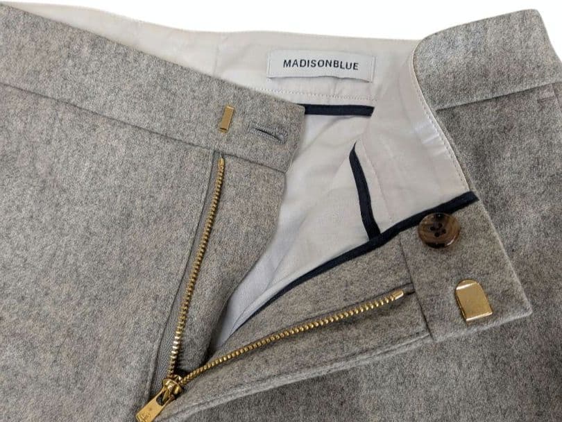 MADISONBLUE　マディソンブルー　ウール　クロップド　パンツ