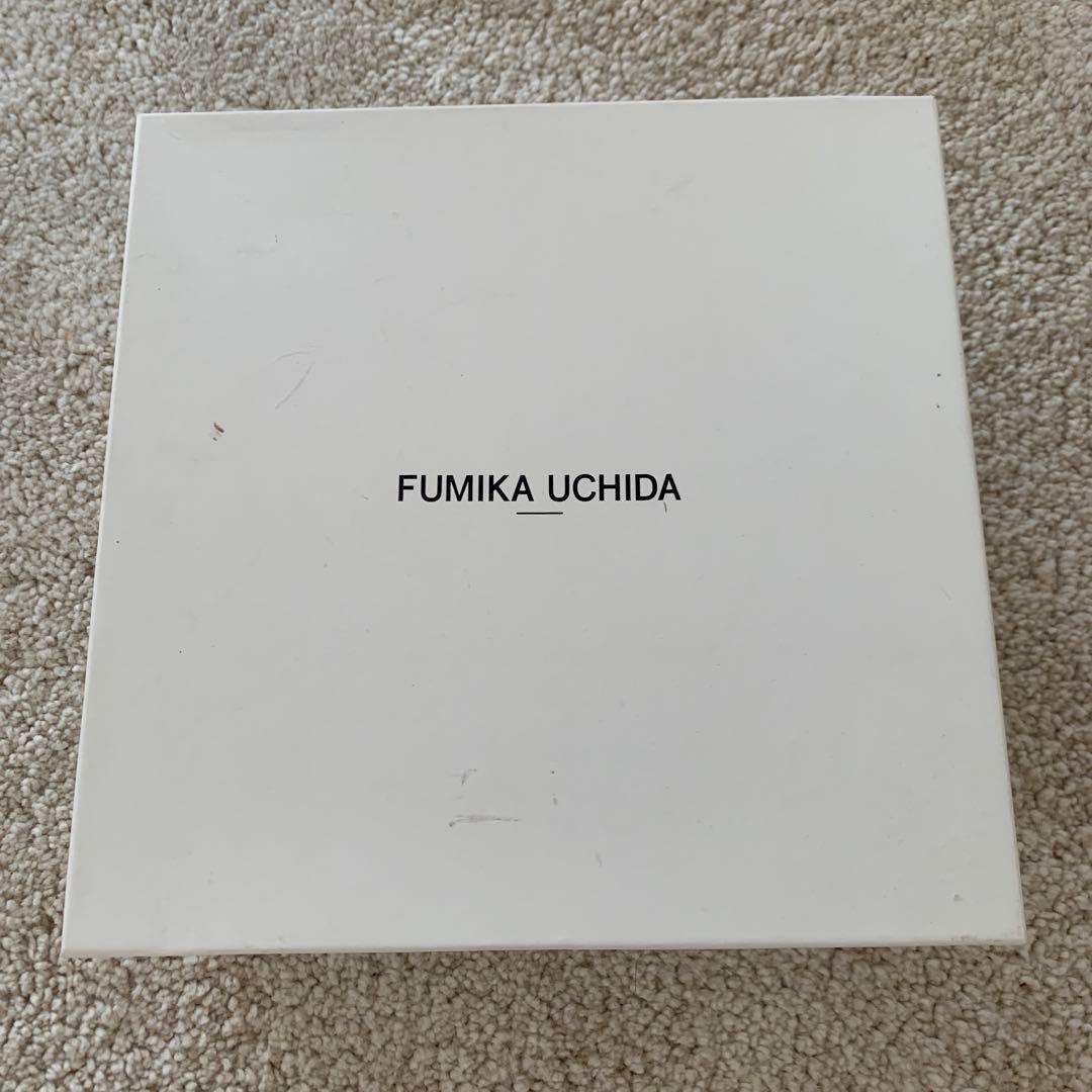 FUMIKA UCHIDA ベレー帽 ブラウン レザー　美品