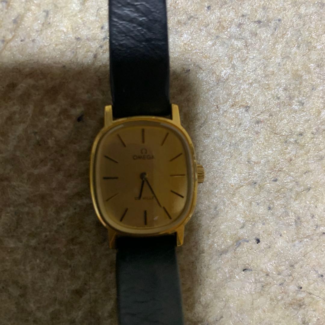 OMEGA ゴールド デビル　スクエア アナログ美品　本日限定28,000円が↓