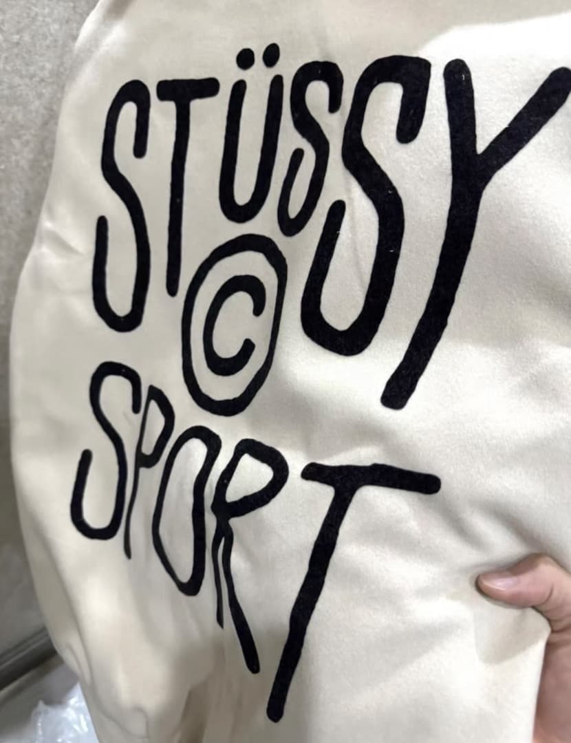 Stüssy SPORT MELTON VARSITY JACKET かつき