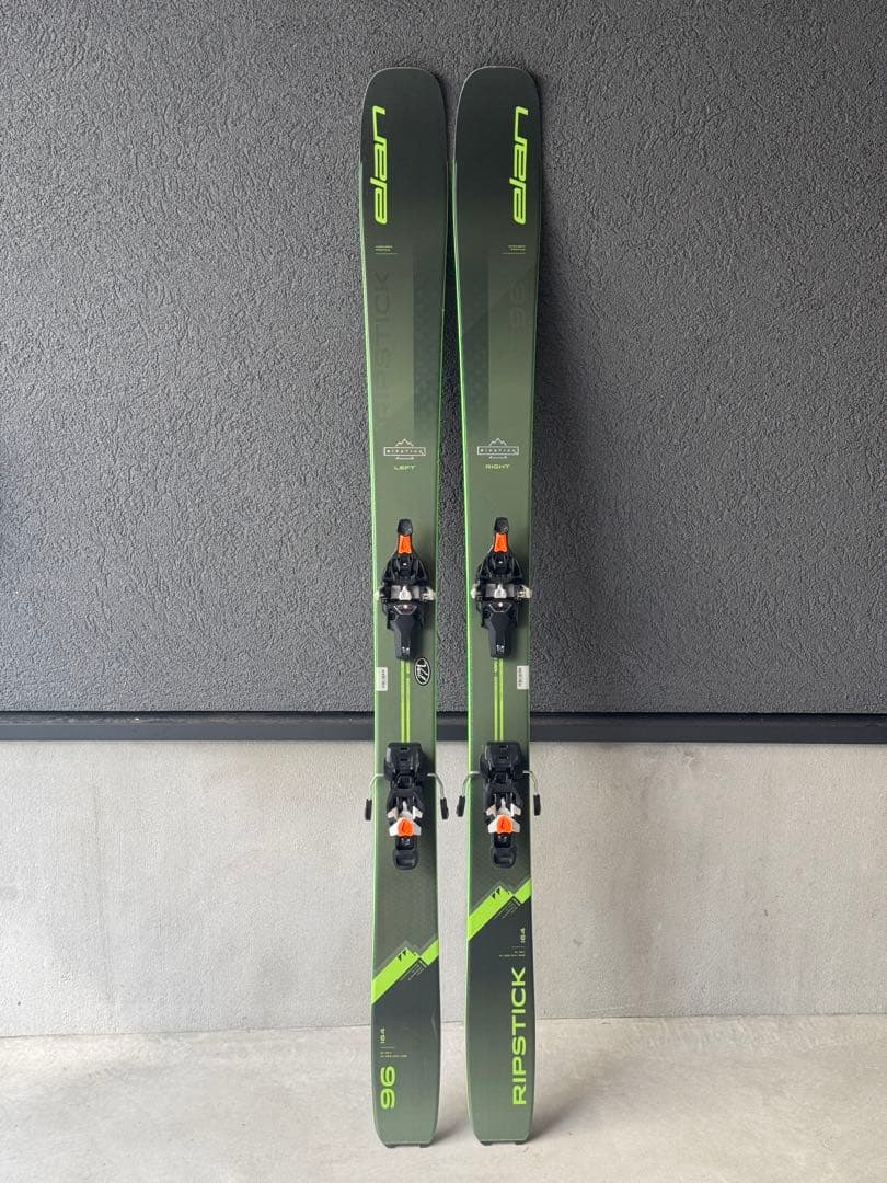 バックカントリー用　エランRIPSTICK スキー シール付中古滑走回数3回