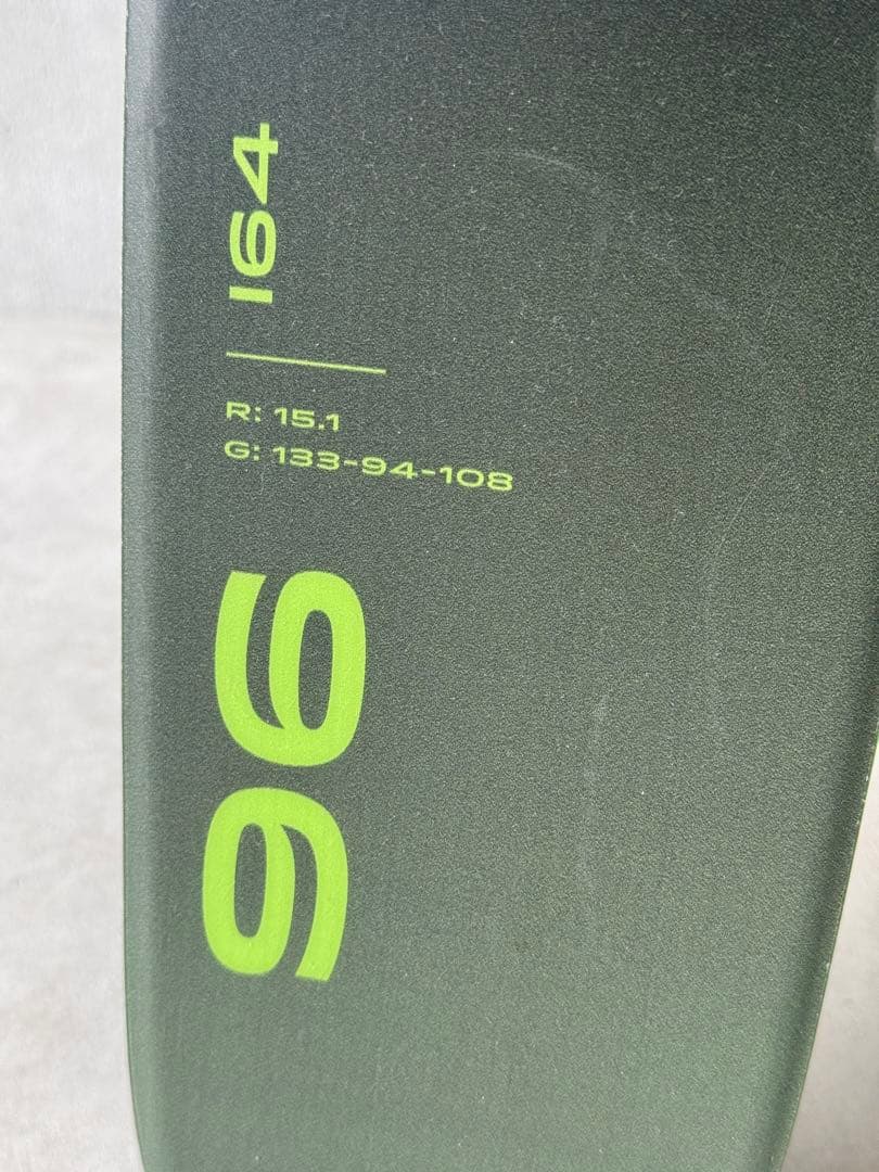 バックカントリー用　エランRIPSTICK スキー シール付中古滑走回数3回