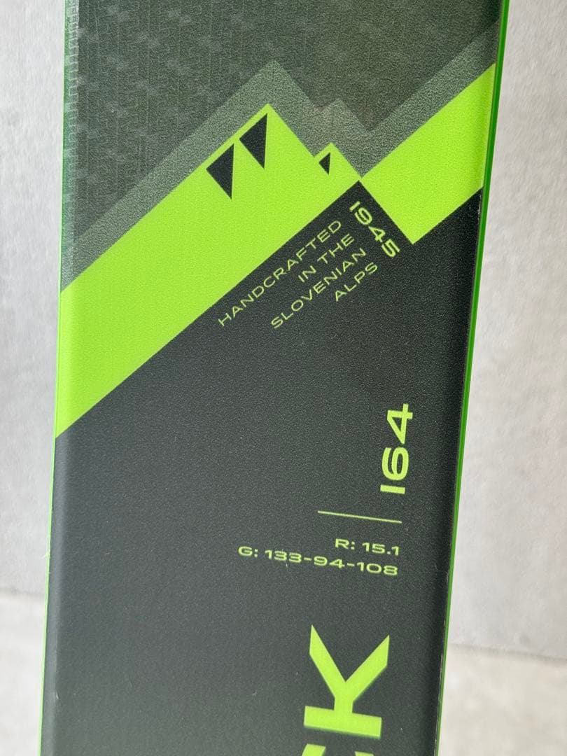 バックカントリー用　エランRIPSTICK スキー シール付中古滑走回数3回