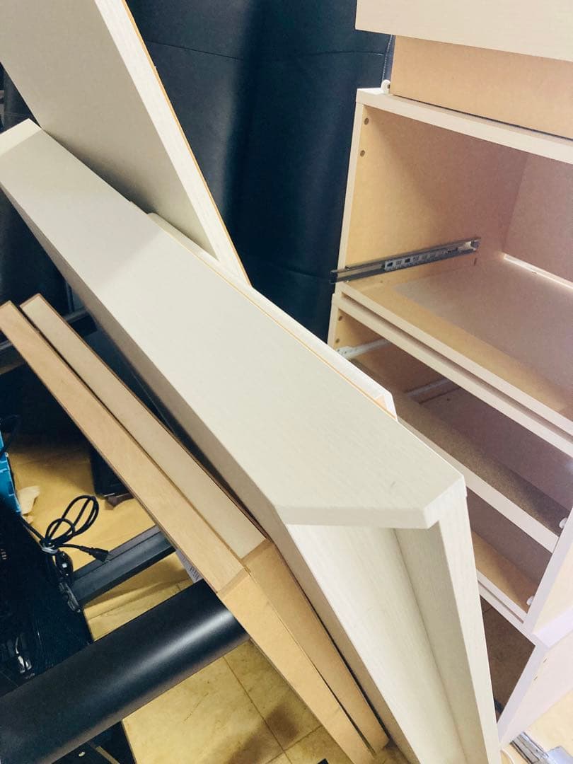 ニトリ セミダブルベッド フレーム 収納付き N-ジオT2 WW 40M-S