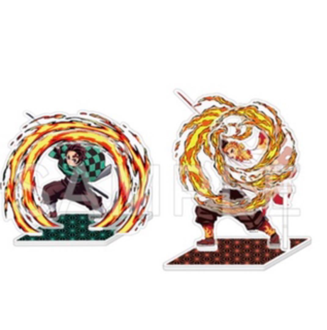 鬼滅の刃 ポップアップアクリルマスコットセット禰豆子＆伊之助、炭治郎＆杏寿郎4人