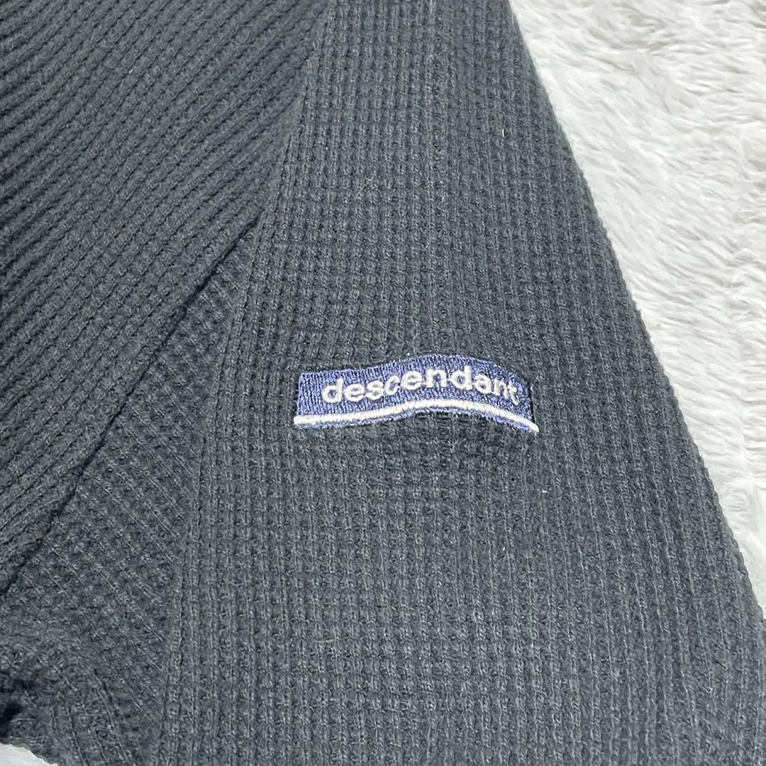 ディセンダント　ロングTシャツ　ワッフル　サーマル　ハニカム　23ss Mサイズ