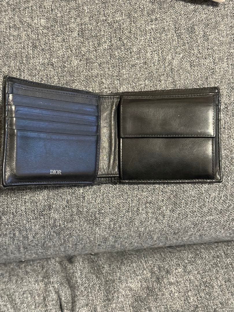 Dior 2つ折りウォレット ディオール オブリーク ジャカード
