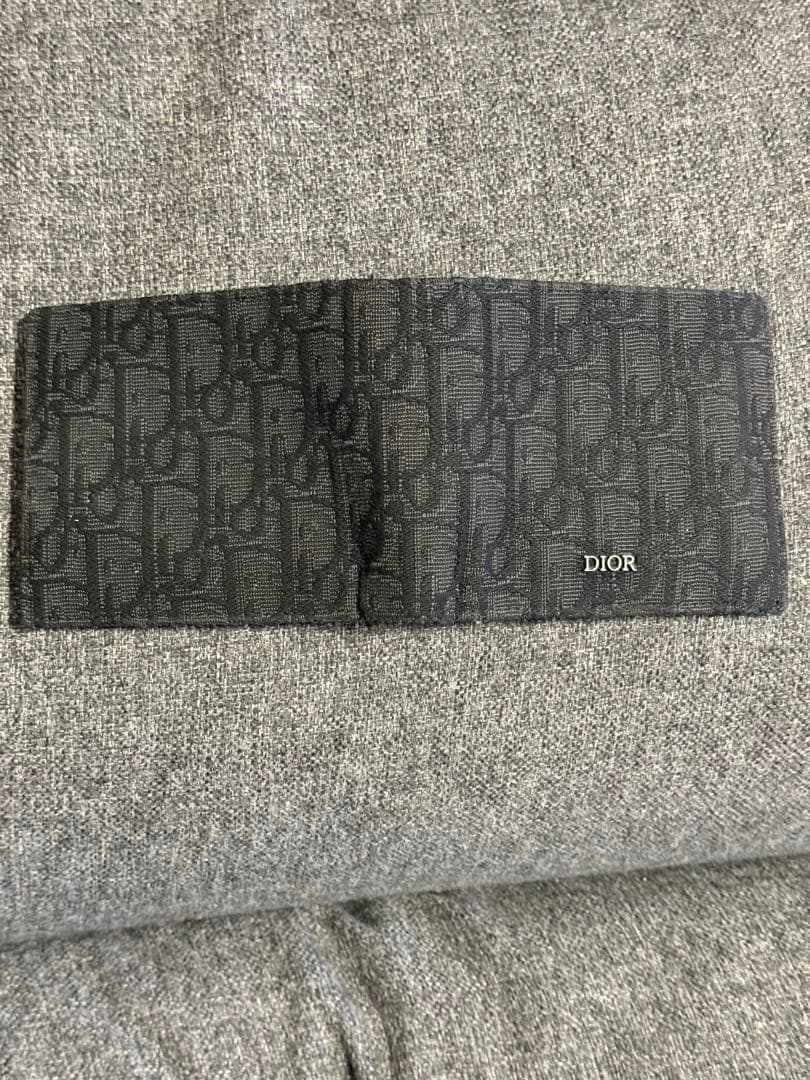 Dior 2つ折りウォレット ディオール オブリーク ジャカード