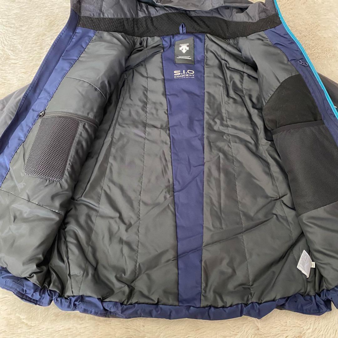 即発送♪デサント　オガサカ　メンズM スキーウェア上下セット　紺黒赤　sio