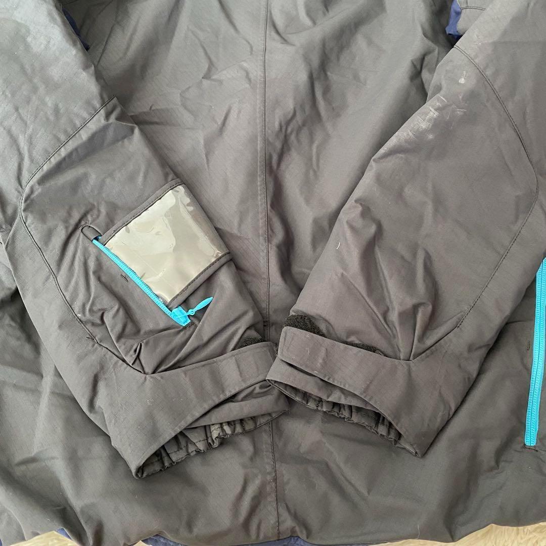 即発送♪デサント　オガサカ　メンズM スキーウェア上下セット　紺黒赤　sio