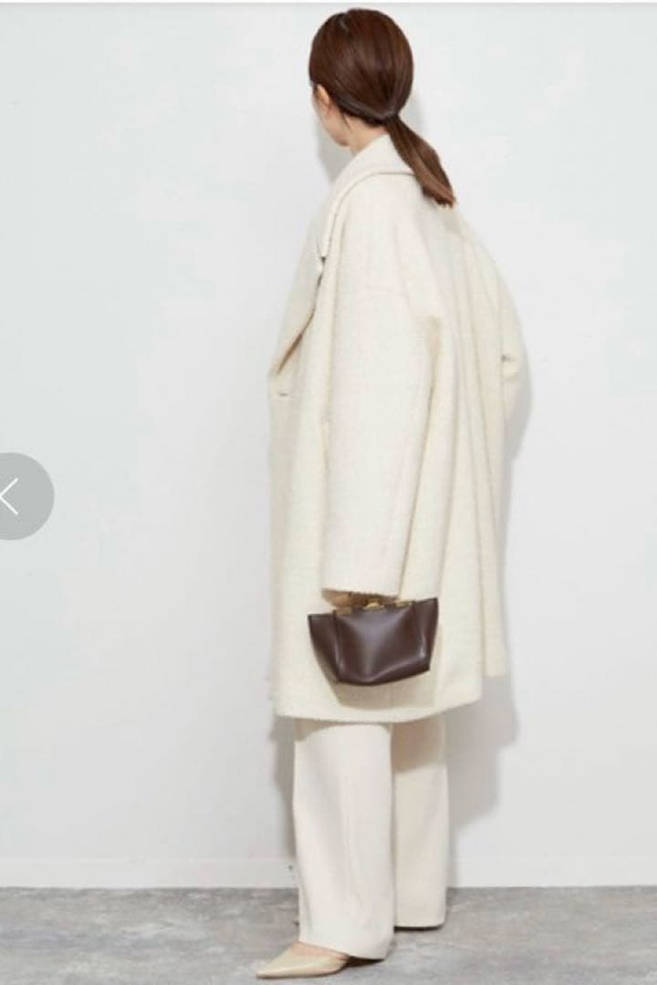 新品　Plage GIOLICA ヘリンボン コクーンコート