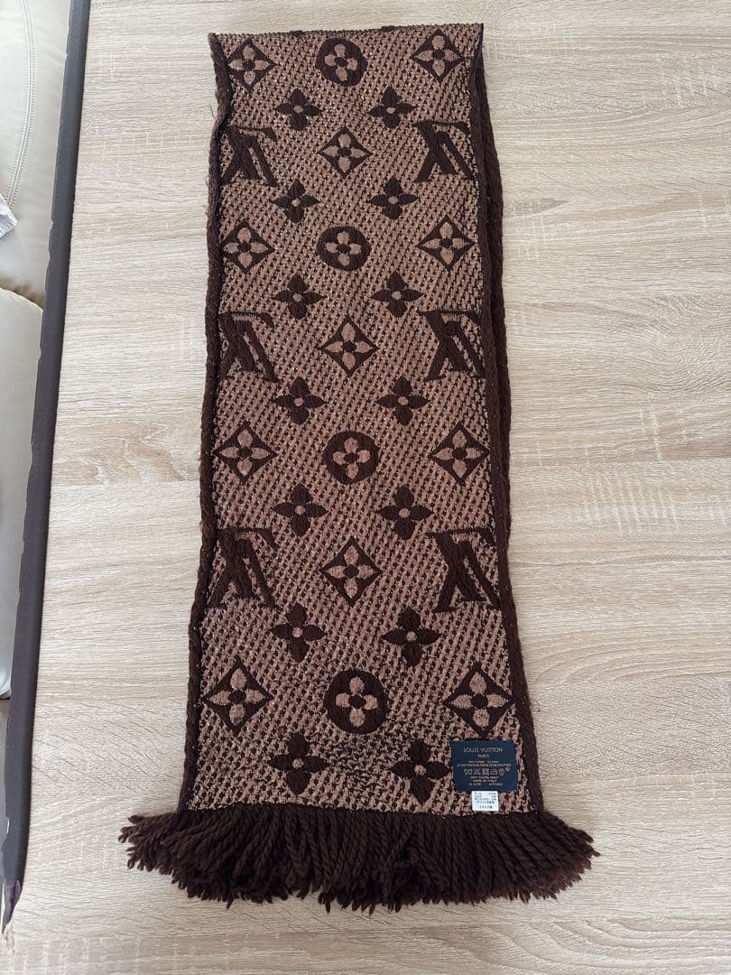 ルイヴィトン エシャルプロゴマニア マフラー シャインマロン