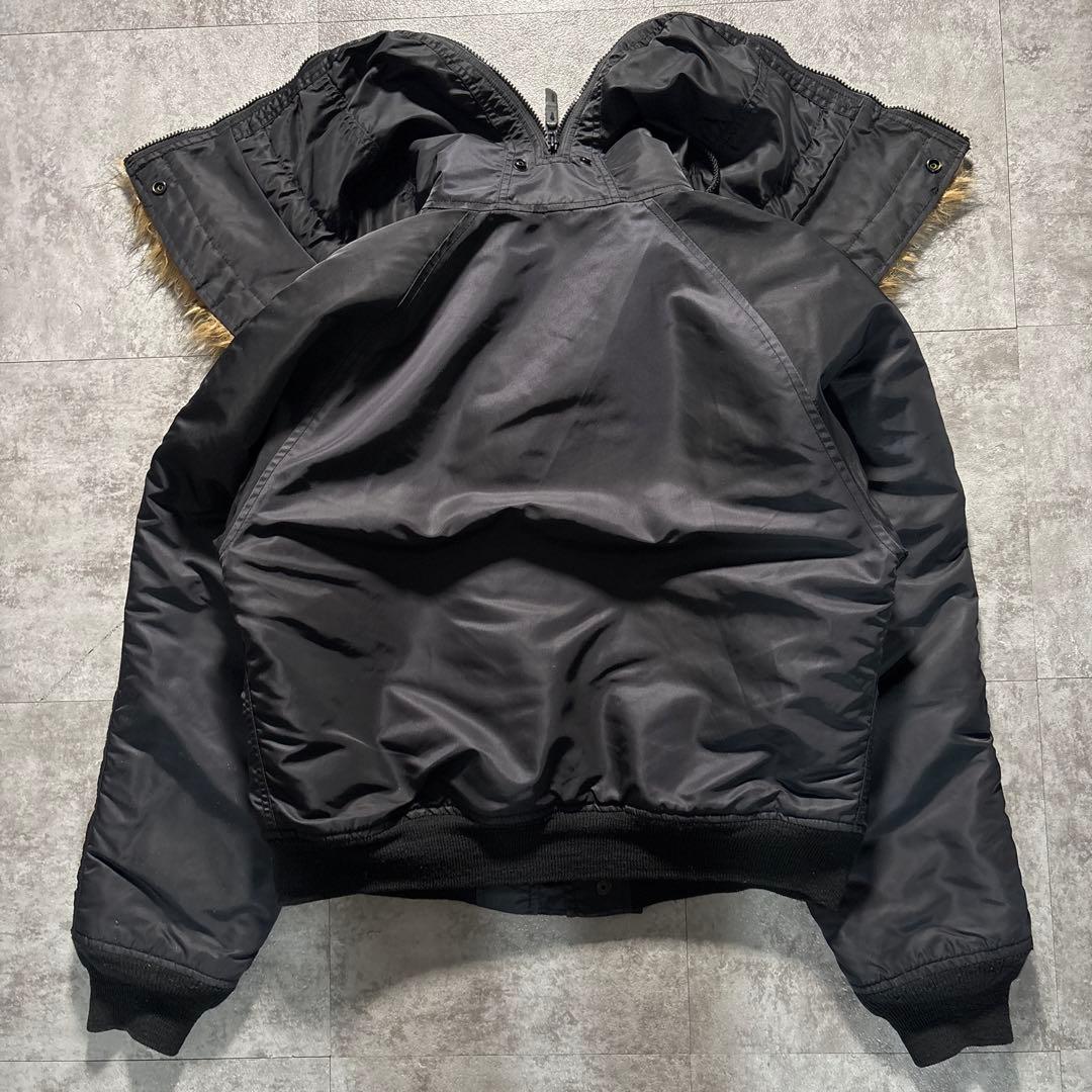 希少xs alpha n-2b flight jacket 短丈　ボックス　現行