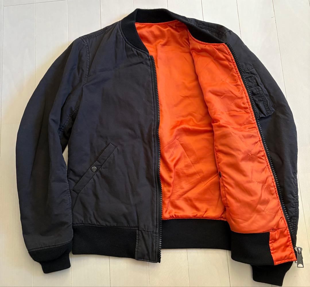 AVIREX アヴィレックス 35周年 MA-1 フライトジャケット Ｍ　黒