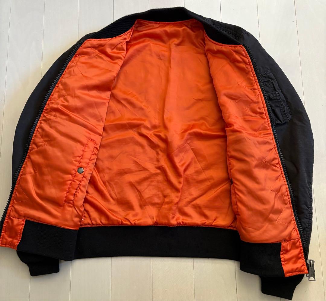 AVIREX アヴィレックス 35周年 MA-1 フライトジャケット Ｍ　黒