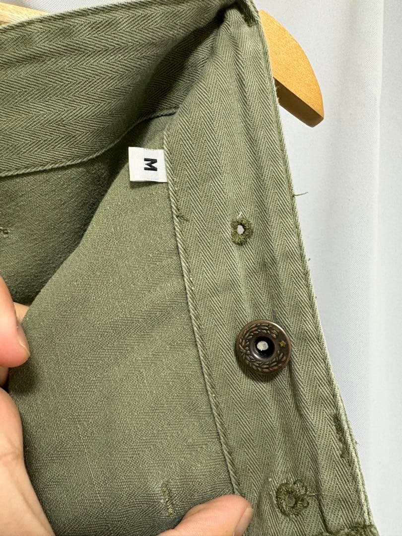 40s〜50s ヴィンテージ P44 モンキーパンツ　HBT ヘリンボーン