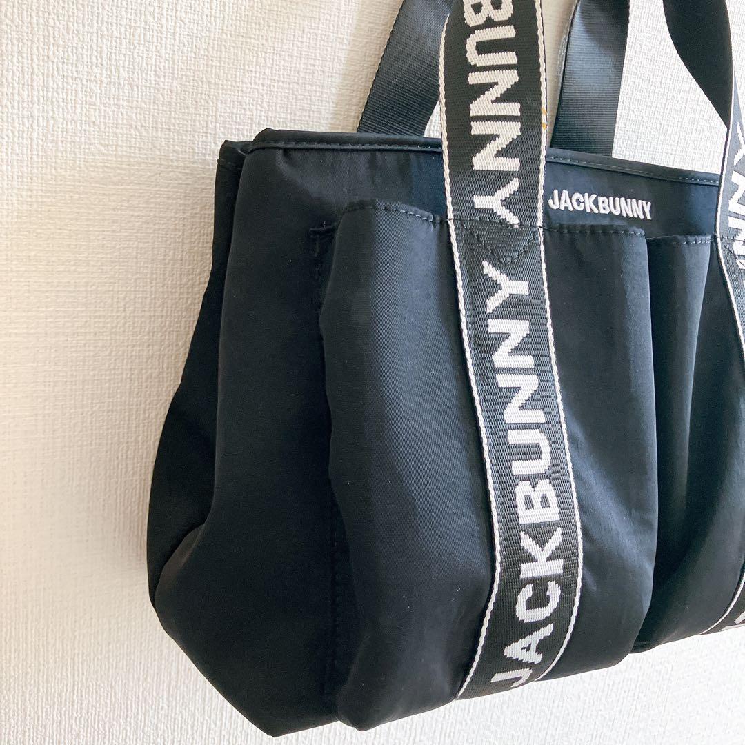 ジャックバニー　カートバッグ　ラウンドバッグ　トートバッグ　ゴルフ　黒　ロゴ