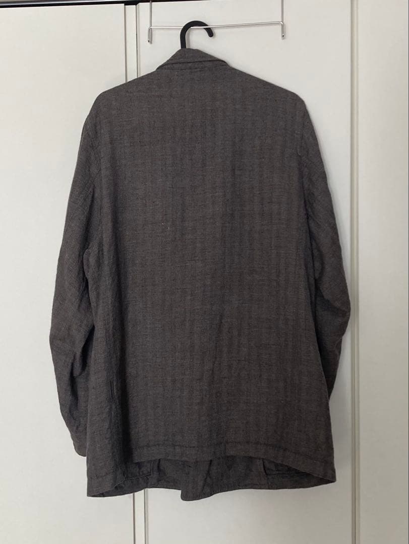 confect リネンウール杢ヘリンボーンダブルブレストジャケット