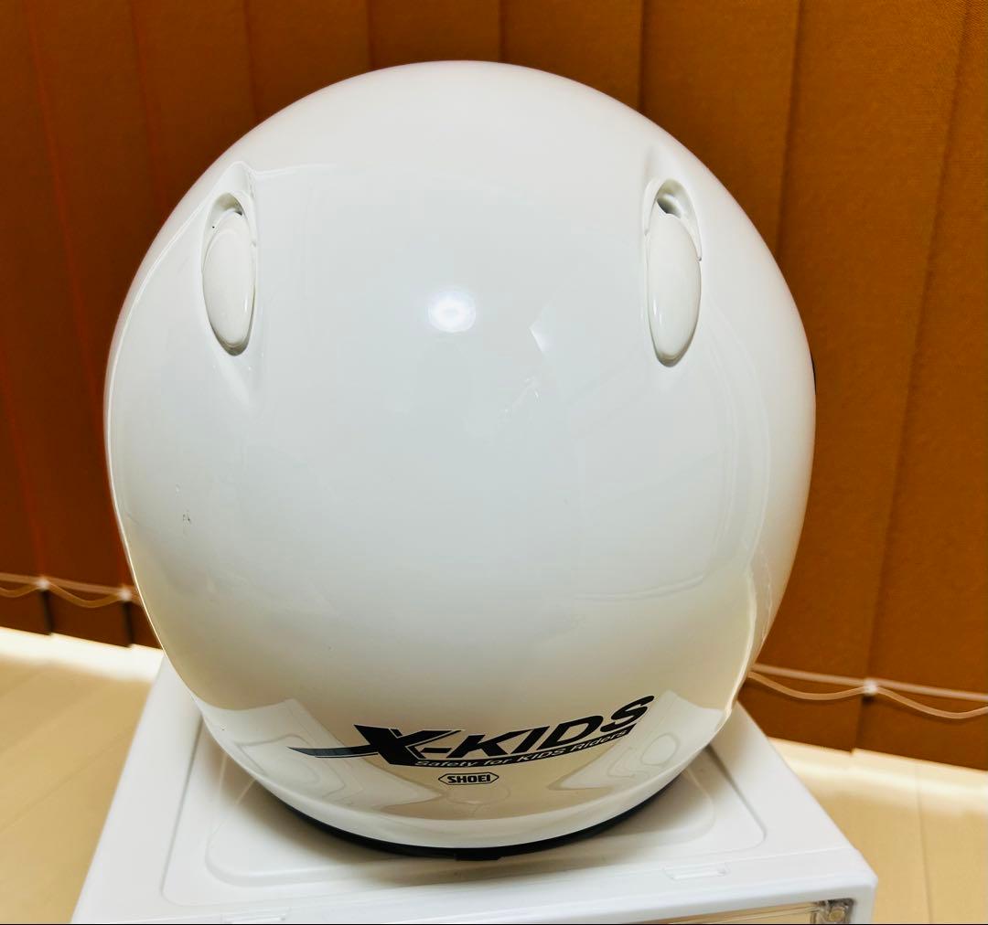 SHOEI フルフェイスヘルメット ホワイト X-KIDS 子供用