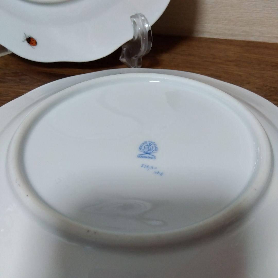 未使用品 HEREND ヘレンド ロスチャイルドバード 19cm ペア プレート