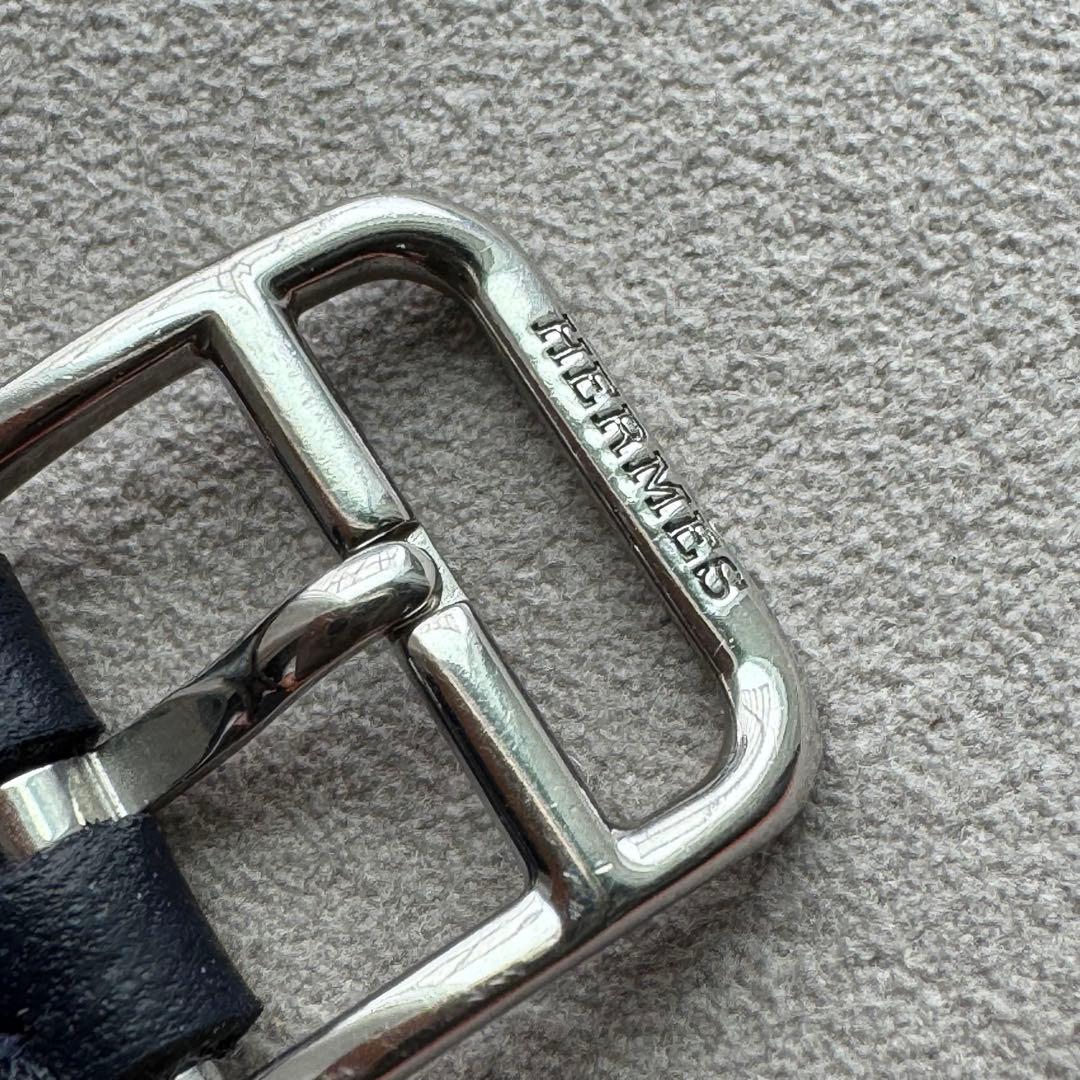 2588 Apple Watch エルメス　ネイビー　ドゥブルトゥール　二重